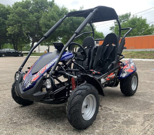 Trailmaster Blazer i200R Electric Go-Kart, 48V Lithium Battery, Fully Automatic with Reverse, LED Headlight