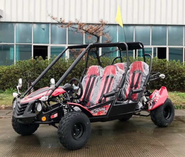 Trailmaster Ultra Blazer 4-200EX EFI Go-Kart, Fuel-Injected 4-Seater Buggy, 4-Stroke Single Cylinder, Air Cooled, Electric Start & Kill Switch, LED Headlight