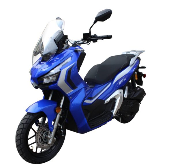 RPS ADV 150cc Scooter, 4-Stroke, Air-Cooled, Single Cylinder with Digital Speedometer