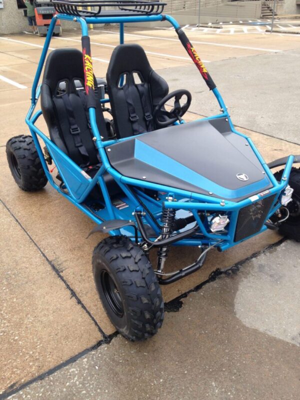 Vitacci Batman 200cc Go Kart, Fully Automatic with Reverse, 4-Stroke Oil-Cooled Engine