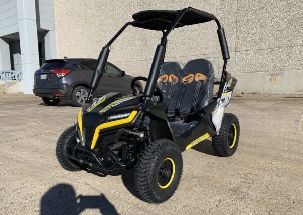 Trailmaster Cheetah i6 Electric Kids Off-Road Go-Kart, 3 Speeds with Reverse, 48V 20Ah Battery Pack