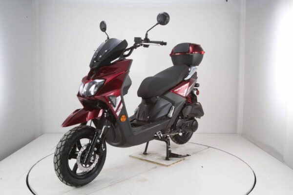 Vitacci Fighter Pro 150cc Scooter, CVT Automatic, GY6 4-Stroke Engine, Air-Cooled, 30.7” Seat Height