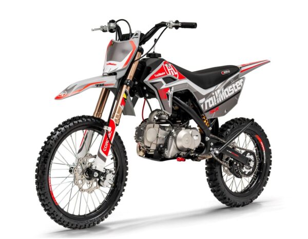 Trailmaster JHL TM SX125 Dirt Bike, 4-Speed Manual Transmission, Air Cooled, Stainless Exhaust, Electric Start, 32.70″ Seat Height